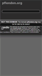 Mobile Screenshot of pflondon.org