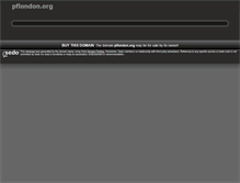Tablet Screenshot of pflondon.org